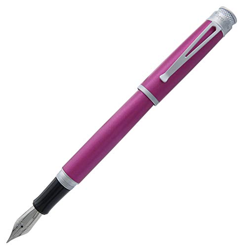 Retro 51 Tornado Fountain Pen, Frosted Metallic Orchid with Satin Trim, Fine Nib (VRF-1813) Retro 51