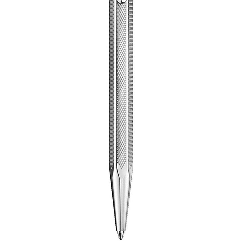 Caran D' Ache Retro Ecridor Rhodium Ballpoint Pen, Silver (0890.487) Caran D'ache