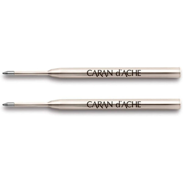 Caran D'ache Goliath Ballpoint Pen Refill Fine Blue (Pack of 2) Caran d'Ache