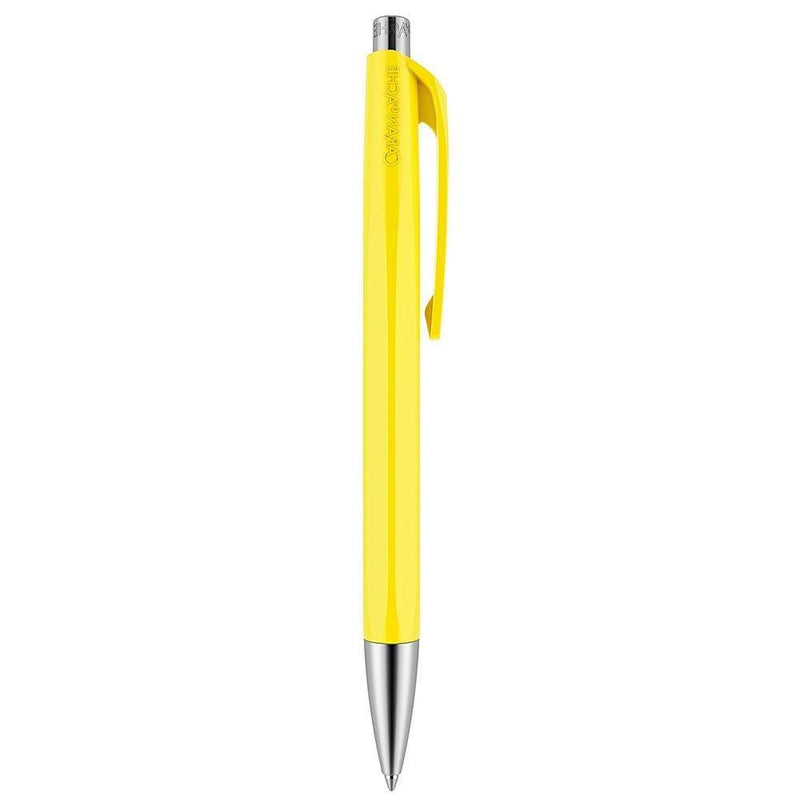 Caran d'Ache 888 Infinite Ballpoint Pen, Lemon Yellow Resin Hexagonal Barrel Caran d'Ache