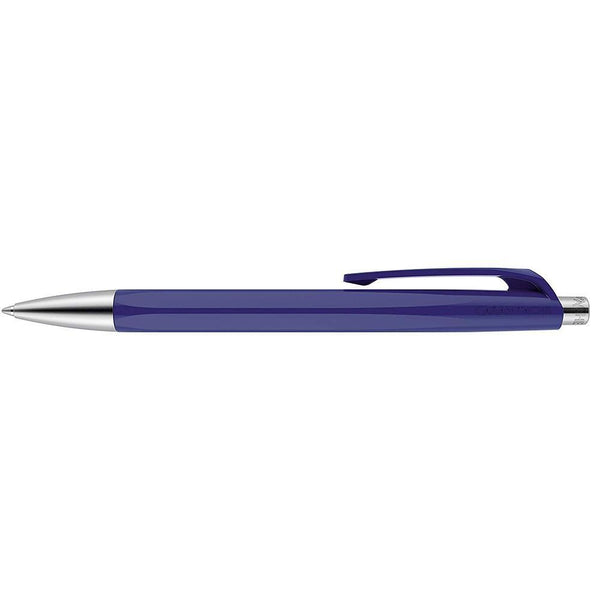 Caran d'Ache 888 Infinite Ballpoint Pen, Night Blue Resin Hexagonal Barrel Caran d'Ache