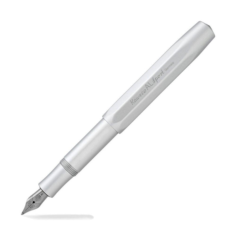 Kaweco AL Sport Fountain Pen silver Pen Nib: F (fine) – GoldenGenie